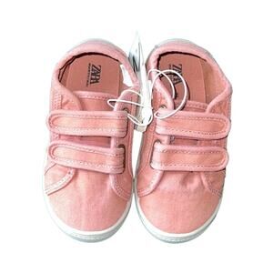 Zara | Pink Velcro Sneakers